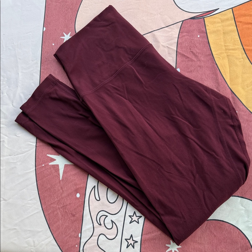 lululemon athletica Burgundy Leggings